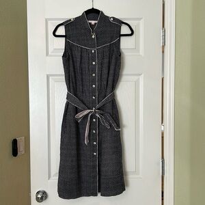 Rebecca Taylor Vintage Y2K Silk Twee Dress